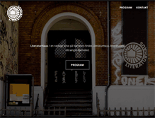 Tablet Screenshot of literaturhaus.dk